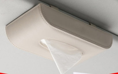 Leather Car Tissue Holder