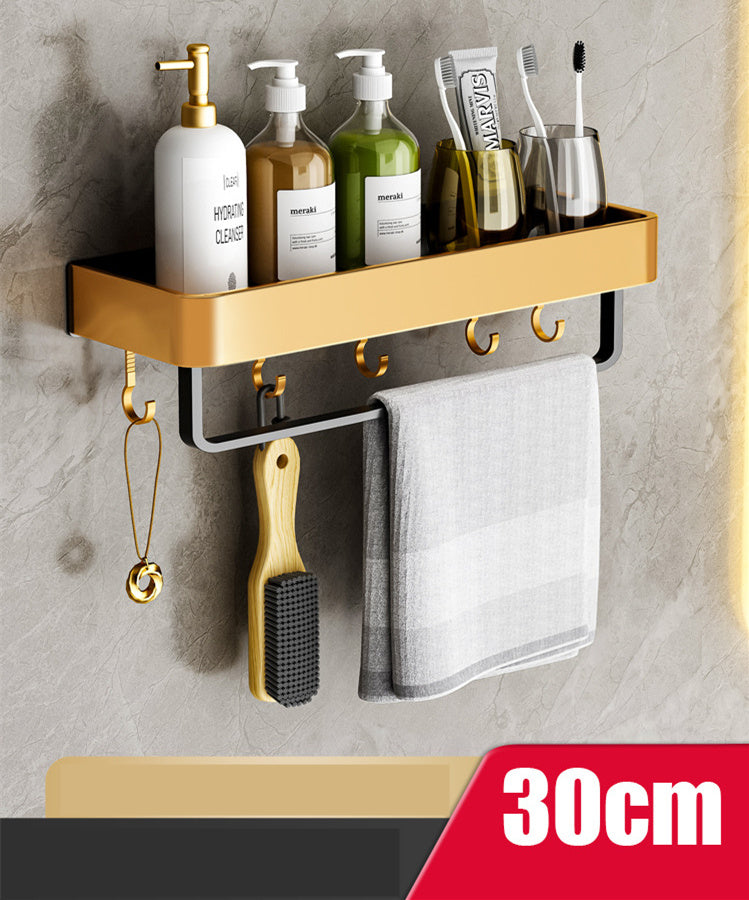 Luxury Aluminum Bathroom Shelf Set