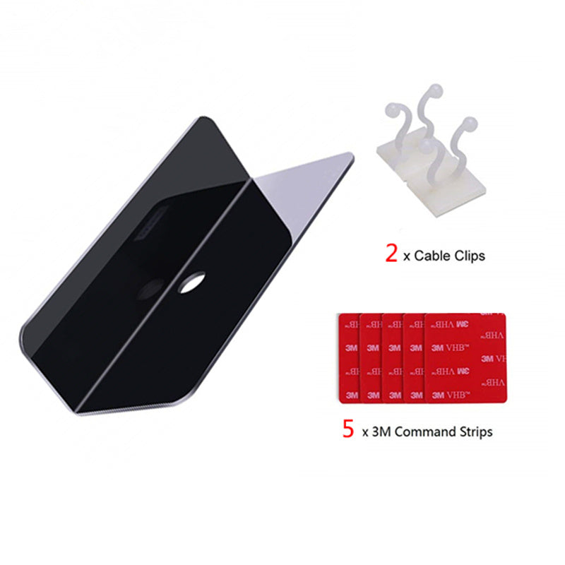 Zestaw 3-częściowych akrylowych półek ściennych wiszących