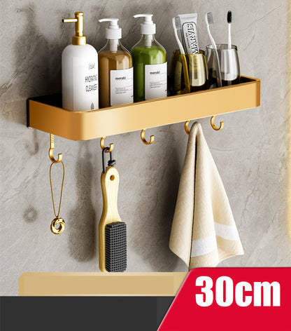 Luxury Aluminum Bathroom Shelf Set