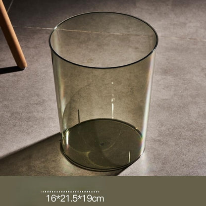 Przezroczysty kosz na śmieci do użytku domowego