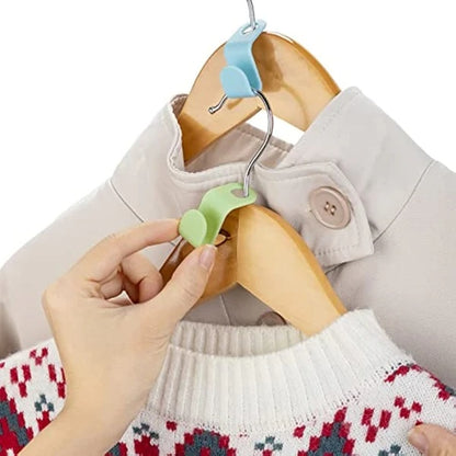 Clothes Hanger Connector Hooks (40-Pack)