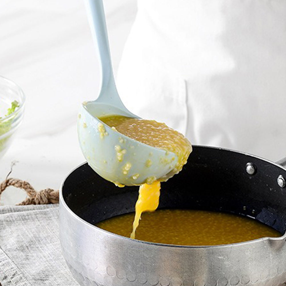 Zestaw silikonowych przyborów kuchennych z powłoką zapobiegającą przywieraniu 