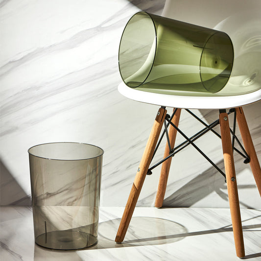 Przezroczysty kosz na śmieci do użytku domowego