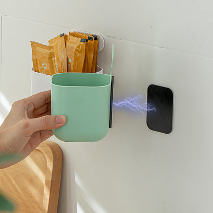 Magnetyczne pudełko do przechowywania na ścianie