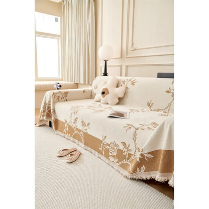 Pokrowiec na sofę z tkaniny szenilowej, odporny na zarysowania