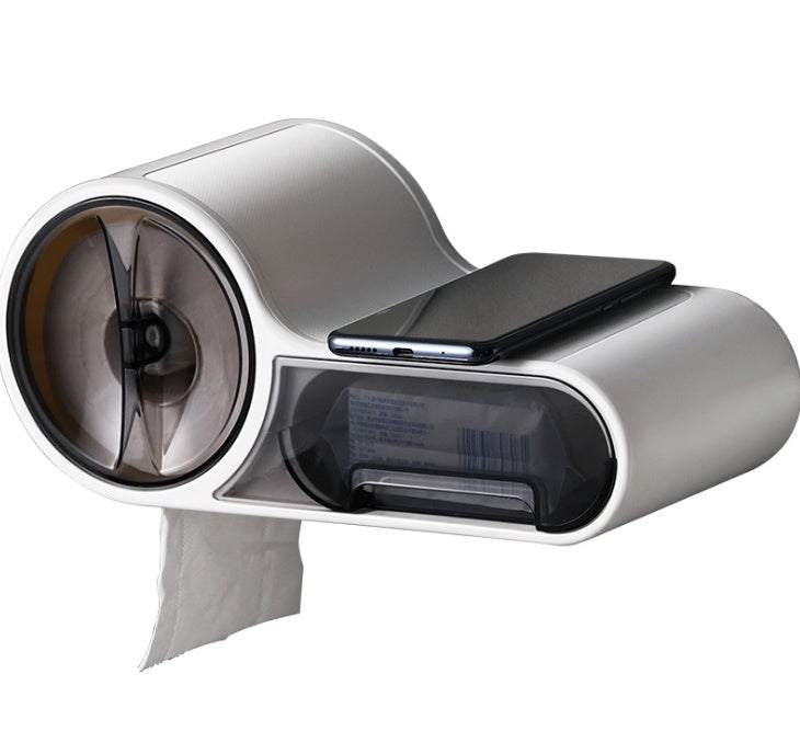 Nowoczesny uchwyt ścienny na papier toaletowy