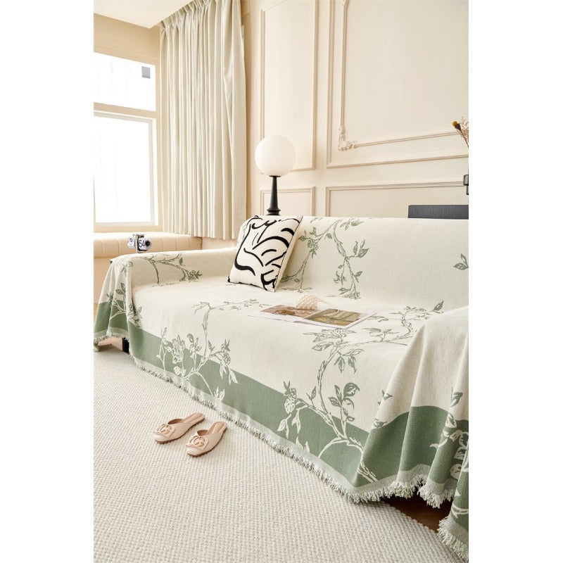 Pokrowiec na sofę z tkaniny szenilowej, odporny na zarysowania