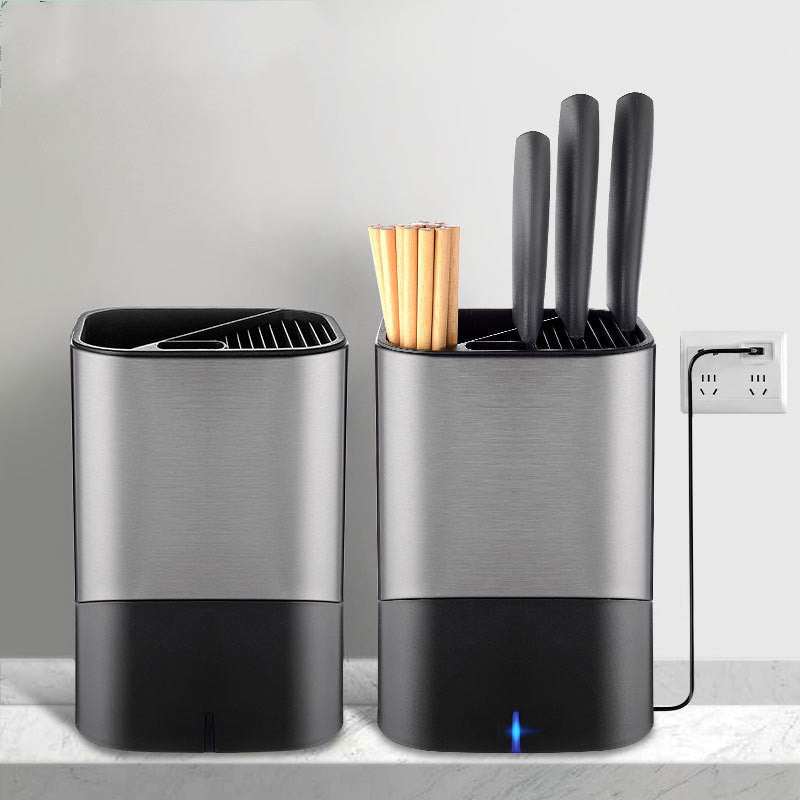 Inteligentny uchwyt na noże do dezynfekcji ozonem 2 w 1