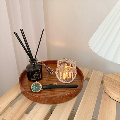 Tulip Glass Candle Holder