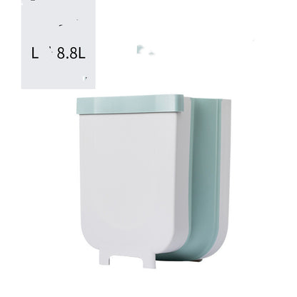 Składany kosz na śmieci na drzwi szafki