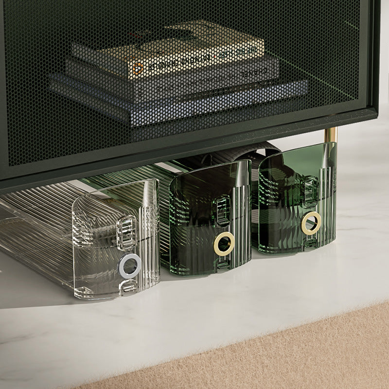 Przezroczysty, luksusowy stojak na buty