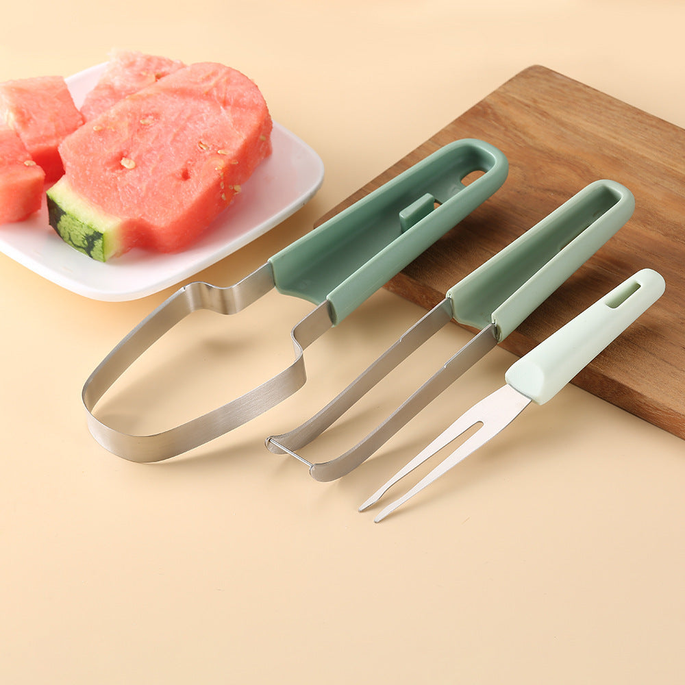 3-in-1 Stainless Steel Fruit Cutter Set
