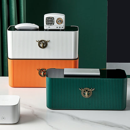 Pudełko organizera z drutu z tworzywa sztucznego Elk