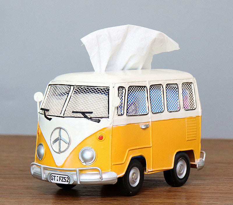 Retro Van Uchwyt na chusteczki 