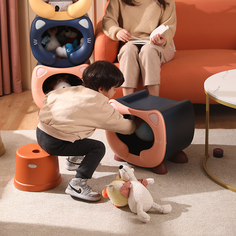 Pudełko do przechowywania przekąsek i zabawek dla dzieci w motywie kota