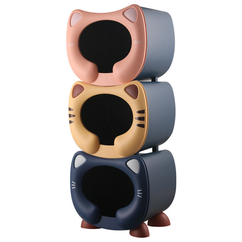 Pudełko do przechowywania przekąsek i zabawek dla dzieci w motywie kota