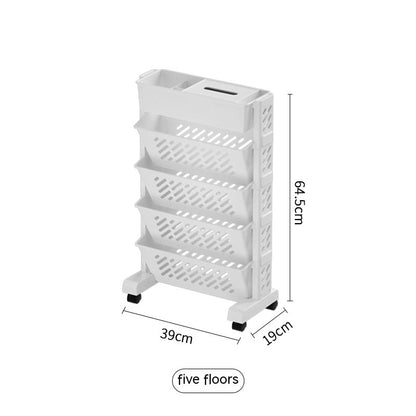Przenośny 5-warstwowy organizer na biurko i półkę na książki