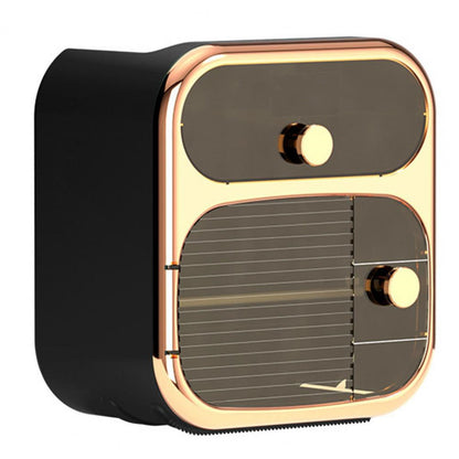 Wielofunkcyjne pudełko na chusteczki montowane na ścianie 