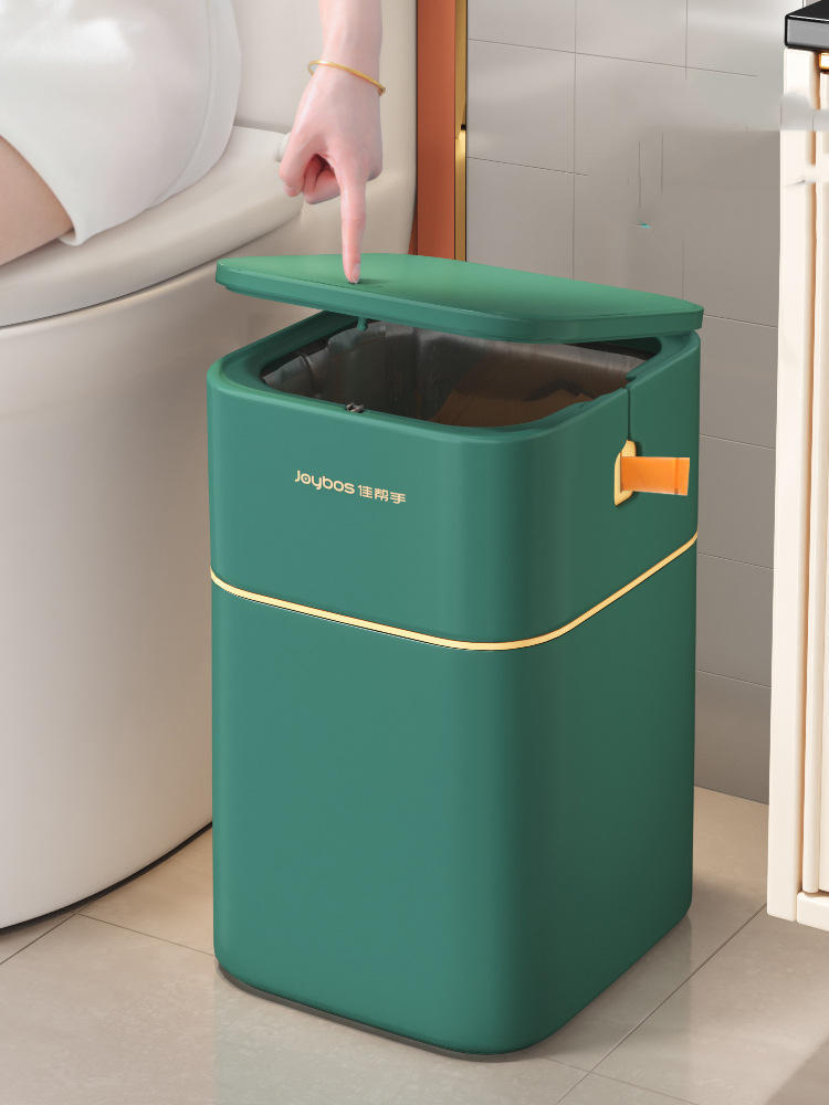 Kwadratowy kosz na śmieci Emerald Luxe