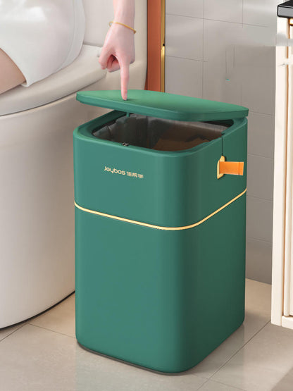 Kwadratowy kosz na śmieci Emerald Luxe