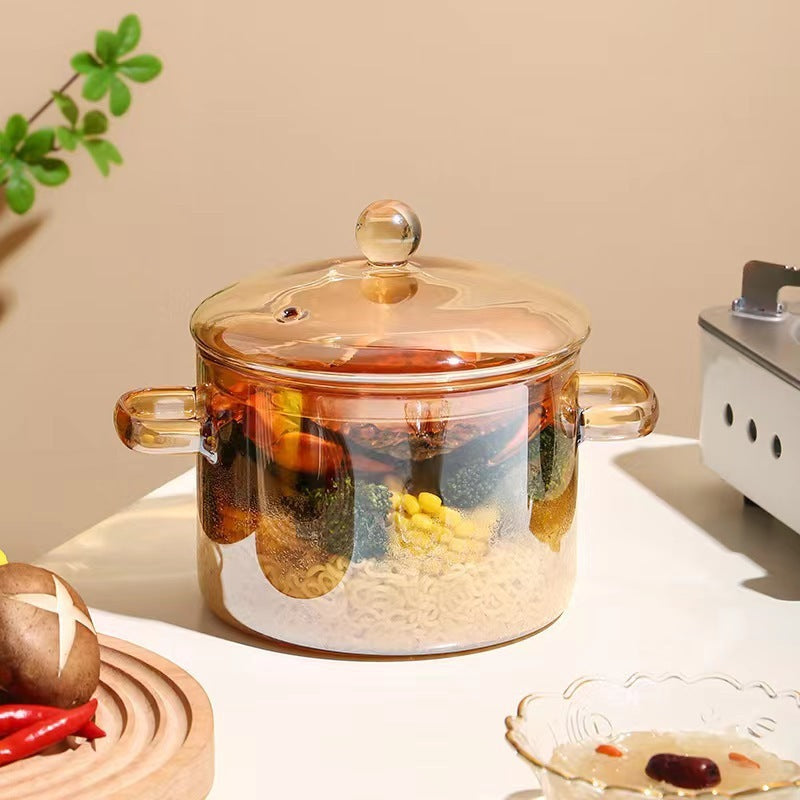 Borosilicate Glass Cooking Pot