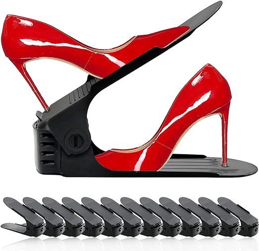 Regulowany dwuwarstwowy stojak na buty