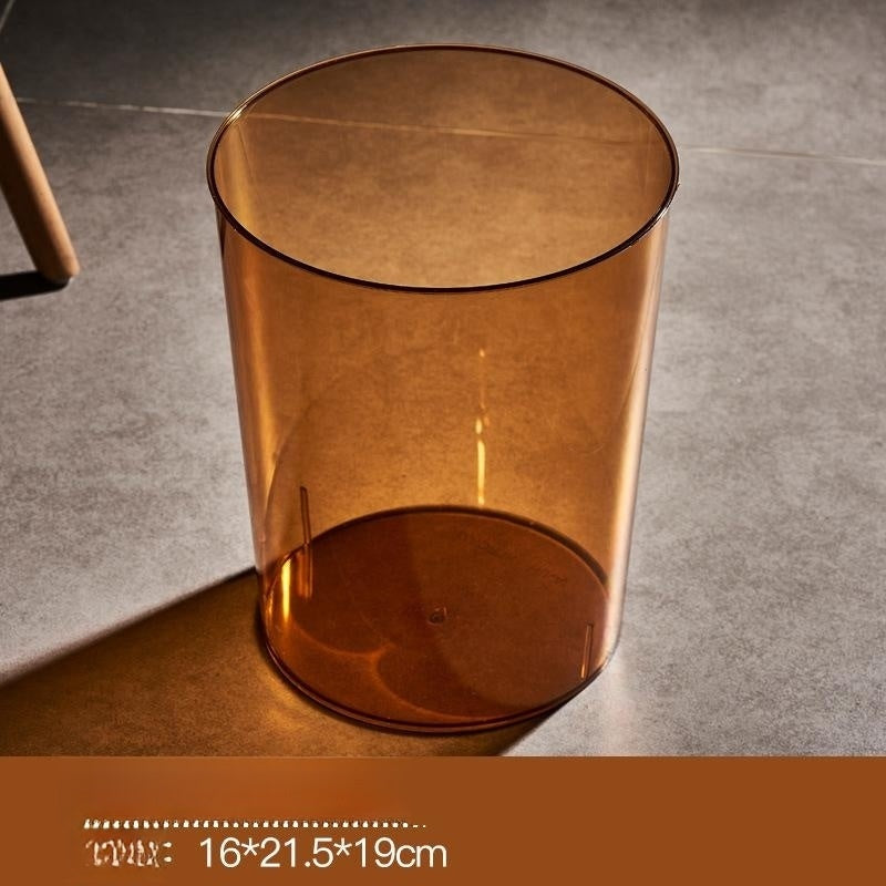 Przezroczysty kosz na śmieci do użytku domowego