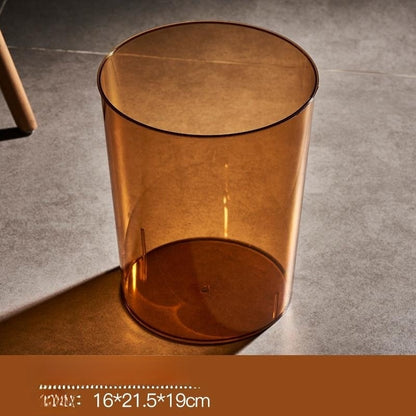 Przezroczysty kosz na śmieci do użytku domowego