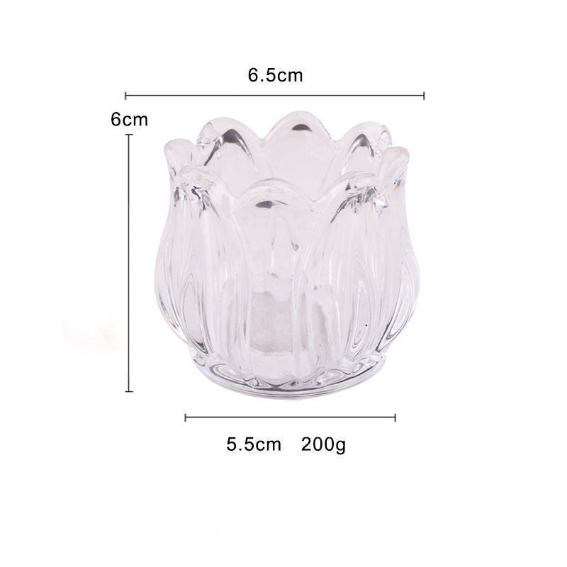 Tulip Glass Candle Holder