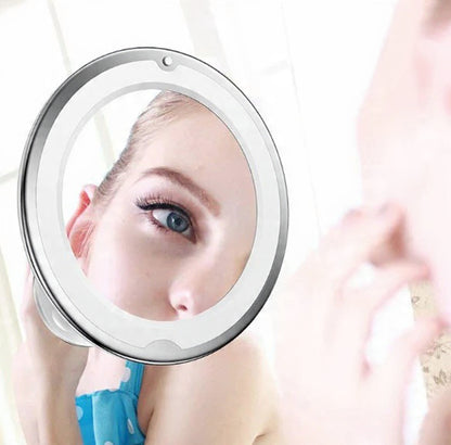 10-krotne lusterko do makijażu LED z gęsią szyją