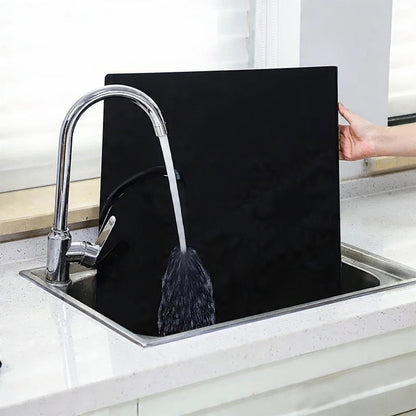 Matowa czarna deska do krojenia