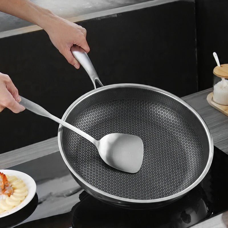 Multi-Purpose Honeycomb Deep Frying Pan